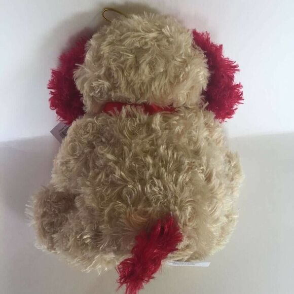 Valentines Day Be Mine White Red Dog Plush Burton & Burton Stuffed Toy Pup 12" - Picture 2 of 8
